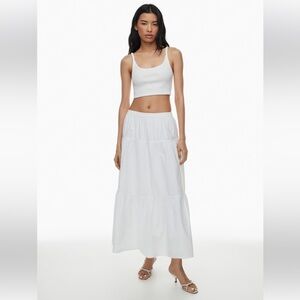 Aritzia sunday best tiered maxi skirt